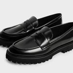 Charles & Keith Chunky Penny Loafers Black Photo 0