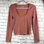 Free People Lucky You Layering Top Blush Size M/L Photo 9