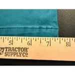Tommy Bahama  Womens Size 14 Teal Cropped Pants Stretch Preppy Beach Boho Travel Photo 9