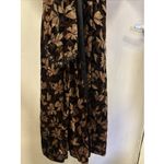 Christian Dior Vtg Size S Velvet Leafy Long Robe Belted Loungewear Castlecore Photo 5