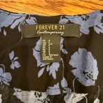 Forever 21 Vintage Floral Playsuit Romper Blue Photo 4