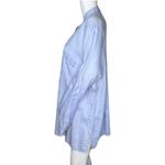 Ishyu Shirt Women 1X Blue White Embroidered Tunic Top Lagenlook Boho Bohemian Photo 2