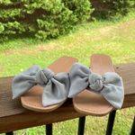Something Navy  Cici Bow Flat Slide Sandal Photo 1