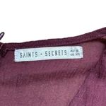 Saints + Secrets Wine Long Sleeve Mini Dress | U.S. Woman’s XSmall Photo 2