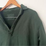 Frank & Eileen • patrick popover henley sweatshirt in evergreen sz L Green Size L Photo 9
