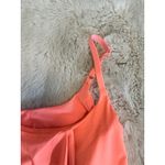 Fabletics  Tank top Neon bright Coral Pink Size Small Built in bra Adjustable Photo 4