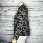 cj banks Size 1X Purple & Green Printed Corduroy Button Down Shirt Top Photo 1