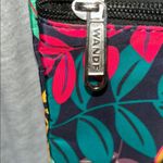 Wandf Backpack with Bold Tropical Design Black Photo 2
