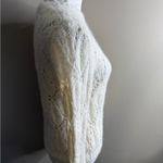 Reformation  Cream Cable Knit Sweater size small Photo 4