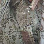 Brighton Ladies Yellow Cream Crocodile Pattern Patent Leather Shoulder Bag Photo 15