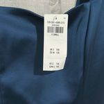 Abercrombie & Fitch Abercrombie midi navy sculpt satin dress Photo 3