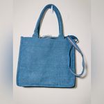 NWT AMERICA & BEYOND Denim Beaded & Crocheted Turtle Purse with Crossbody Strap Blue Photo 5