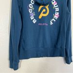 Peloton  Blue Ultimate Fleece Full Zip Hoodie Photo 3