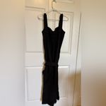 D96p 100% linen wide leg cropped jumpsuit minimalist quiet luxury Lithuania Black Size M Photo 4
