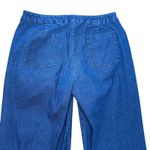 Eileen Fisher Jeans Womens Small Blue Denim Wide Leg Trouser Pants USA Made Photo 4