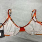 Pretty Little Thing NWT Orange Ombre Underwired Bikini Top Photo 3