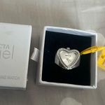 Invicta  Silver Heart-Shaped Watch with Crystal Accents Photo 0