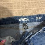 REWASH  Blue Distressed Flare Jeans Photo 5
