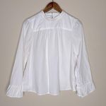 Maeve Anthropologie  Aja Poplin Bell Sleeve Blouse Photo 2