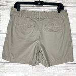 Loft Mid Rise Shorts Size 2 Tan Khaki 6 Inch Inseam Photo 3