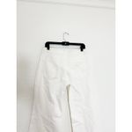 ZARA NWT White Cuffed Straight Leg Jeans Size 6 Low Rise Denim Y2K Quiet Luxury Photo 12