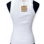 Blu Pepper NWT Blue Pepper L Sleeveless Ribbed Women's Crew Neck Knit Pullover Top Sweater Photo 3