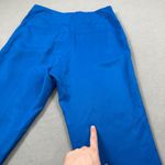 ZARA  Dress Pants Linen Viscose Blend Womens 30x30 Blue Business Casual Trousers Photo 5
