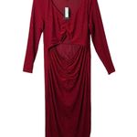 Eloquii Red Open Front Dress Photo 2