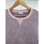 LL Bean Sweater Women's Pink Heathered Knit Sweatshirt Pullover Cozy Warm Crew M Size M Photo 7