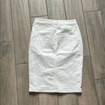 White House | Black Market  White Pencil Skirt Knee-Length Casual Photo 4