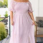 Andree by Unit  Smocked Ruffle Maxi Dress With Slit Photo 0