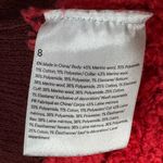 Lululemon Ombre Knit Textured Turtleneck Red Merlot Carnation Red Women’s 8 Photo 2