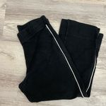 Bold Spirit Black w/White Stripe Pull On Elastic Waist Capri Leggings Size Small Photo 5
