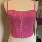 LA Hearts XS Pink Corset Top Photo 0