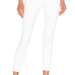 MOUSSY VINTAGE
Kelley Distressed Tapered Crop Jeans In White Size 27 Photo 0