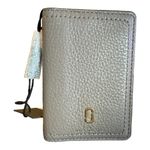 Marc Jacobs  “The Leather Card Case” – Cement (Unisex) NWT Photo 1