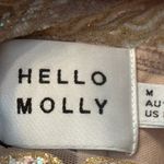 Hello Molly Champagne Sparkly Dress Gold Size M Photo 6
