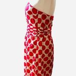 The Limited  Pink Polka Strapless Dot Dress Sz8 Photo 4