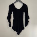 Cotton Candy LA Women's Bell Long‎ Sleeve Romper Off Shoulder Black Size Small Photo 4