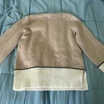 Ann Taylor  Brown and White Sweater Photo 1