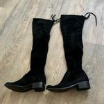 Charles David black velvet high knee Boots size 6. Photo 3