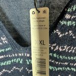 Nic+Zoe Intarsia Linen Blend Stitches Sweater Top Blouse Size XXL Lightweight Photo 5