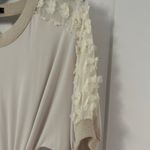Elegant Cream Dress with Belt Size 4 Photo 3