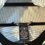 QVC Denim & Co. Light Blue & White Striped Seersucker Jacket | Women’s Sz XL Photo 5