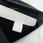 Adyson Parker Mock Neck Top MEDIUM Black Long Sleeve Jersey Knit Minimalist Chic Photo 5