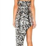 H:ours Bella Midi Dress in Silver XXS Photo 1
