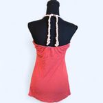Say What? Vintage 2000s Say What? Coral pink beaded halter top Size Medium Photo 3