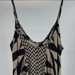 Monaco oversized Chevron Jumpsuit asymmetrical M coverup lightweight S neutral Black Photo 2
