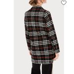 Scotch & Soda  Contrast Collar Boucle Plaid Coat Photo 1