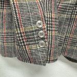 Chadwick's  of Boston Blazer Womens 12 Gray Tweed Wool Blend Suit Jacket Plaid Photo 6